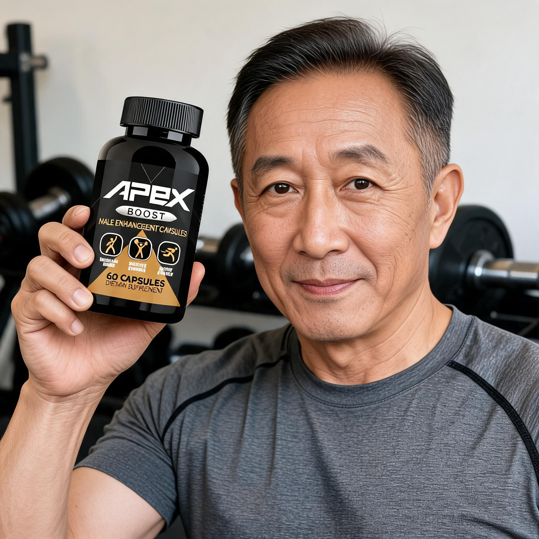 Active man — confidence and vitality